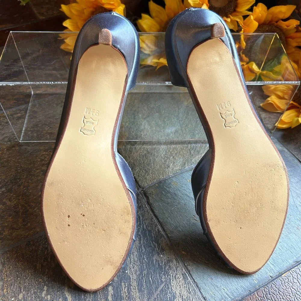 “Abby” Satin d’Orsay Bridal Pump w/kitten heel (size 9.5)